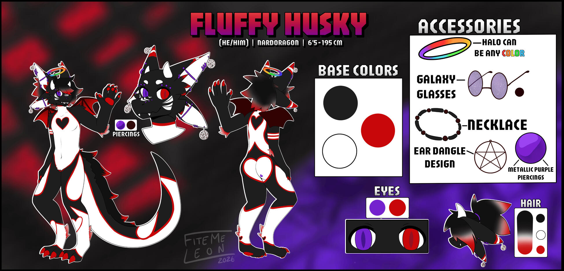 RefSheet by Fiteme_Leon